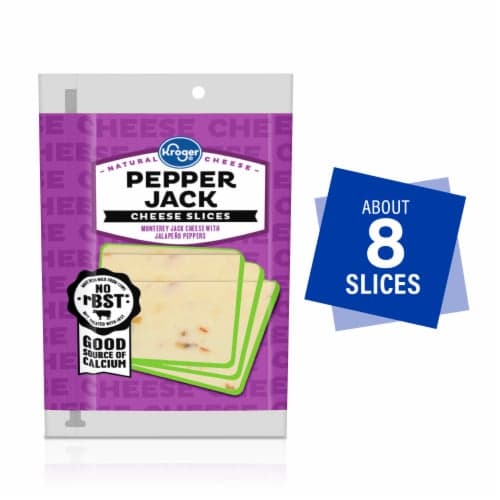 Kroger Pepper Jack Sliced Cheese
