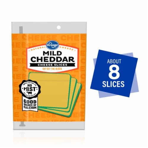 Kroger Mild Cheddar Sliced Cheese