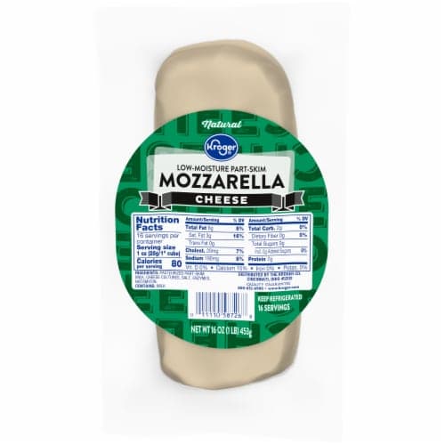 Kroger Low-Moisture Part-Skim Mozzarella Cheese