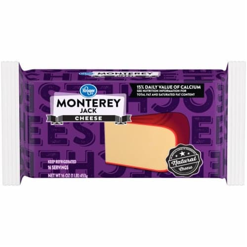 Kroger Monterey Jack Cheese Bar