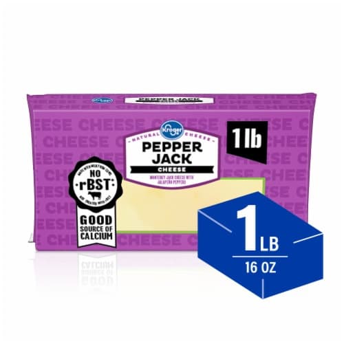 Kroger Pepper Jack Block Cheese