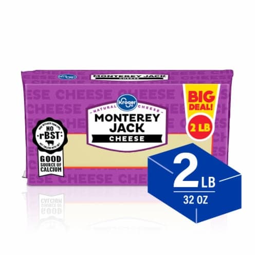Kroger Monterey Jack Block Cheese Big Deal!