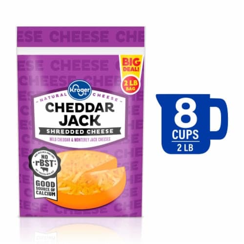 Kroger Cheddar Jack Shredded Cheese Big Deal!