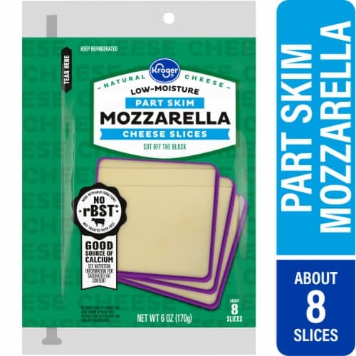 Kroger Mozzarella Sliced Cheese