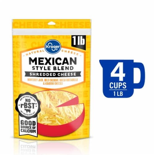 Kroger Mexican Style Blend Shredded Cheese