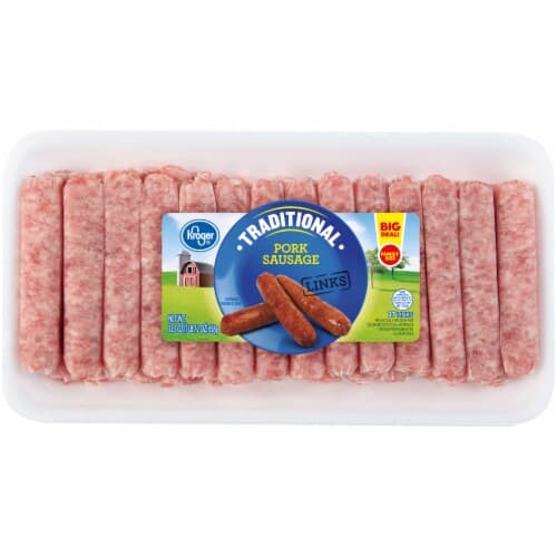 Kroger Traditional Pork Sausage Links Family