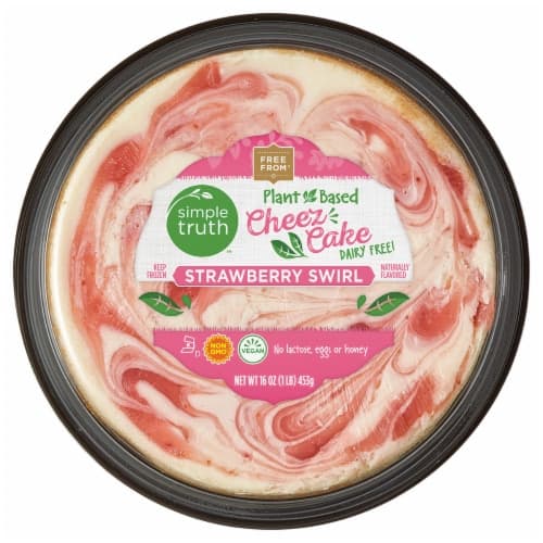 Simple Truth Plant Based Dairy Free Strawberry Swirl Cheezcake