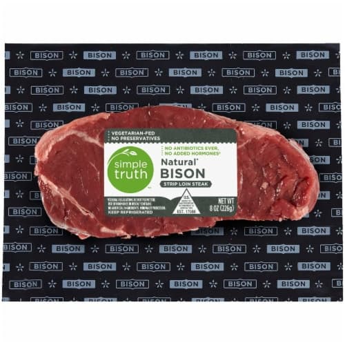 Simple Truth Natural Bison Strip Loin Steak