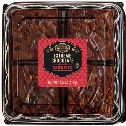Private Selection Gourmet Extreme Chocolate Decadent Brownies