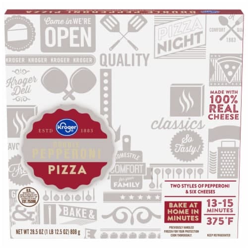 Kroger Bake At Home Double Pepperoni Pizza