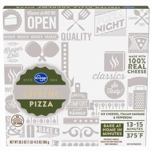 Kroger Bake At Home Italian Style Supreme Pizza