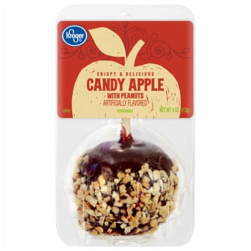 Kroger Crispy & Delicious Candy Apple With Peanuts