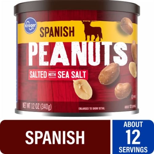 Kroger Spanish Salted With Sea Salt Peanuts