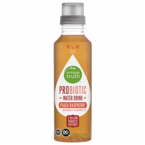 Simple Truth Probiotic Peach Raspberry Water Drink