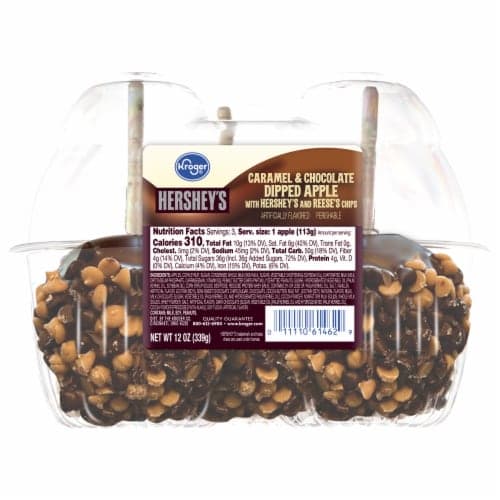 Kroger Caramel & Chocolate-Dipped Apple