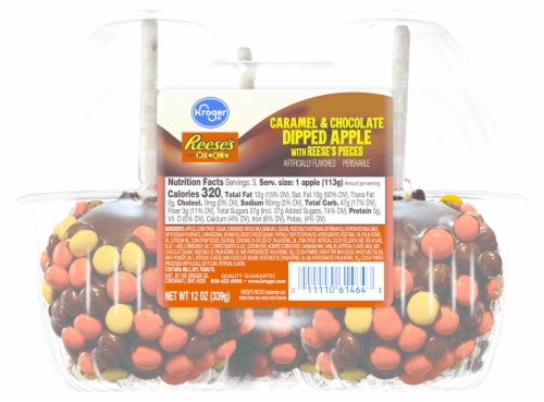 Kroger Caramel & Chocolate-Dipped Apples With Reese'S