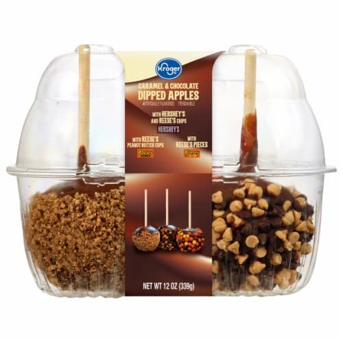 Kroger Caramel & Chocolate Dipped Apples