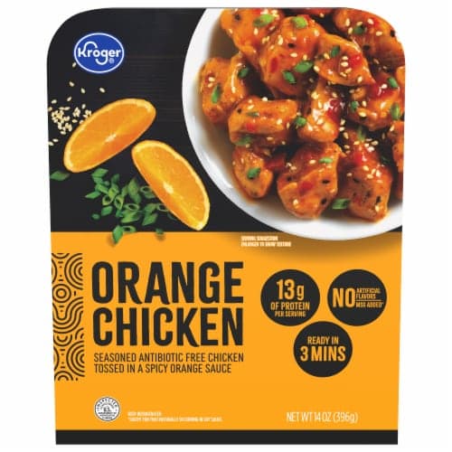 Kroger Orange Chicken Heat & Eat Meal