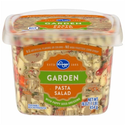 Kroger Garden Pasta Salad With Poppyseed Dressing
