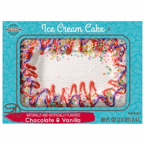 Bakery Fresh Goodness Chocolate And Vanilla Ice Cream Cake