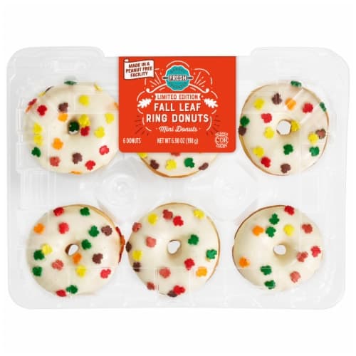 Ct Bakery Mini Fall Leaf Ring Donuts
