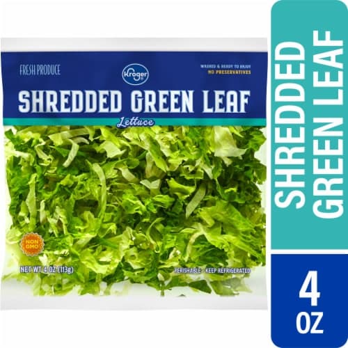 Kroger Shredded Green Leaf Lettuce