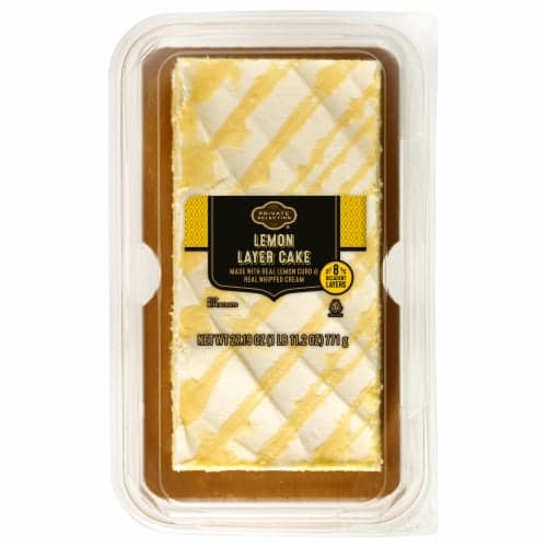Private Selection 3-Layer 8"X4" Lemon Bar Cake