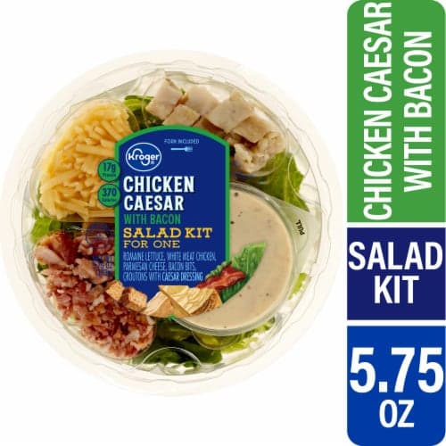 Kroger Chicken Caesar With Bacon Salad Kit