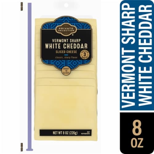 Private Selection Vermont Sharp White Cheddar Sliced Cheese