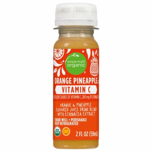 Simple Truth Organic Orange Pineapple Vitamin C Echinacea Shot