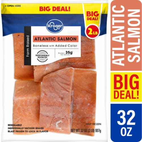 Kroger  Atlantic Salmon Fillets Big Deal!