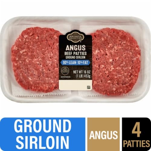 Private Selection 90/10 Lean Angus Ground Beef Patties