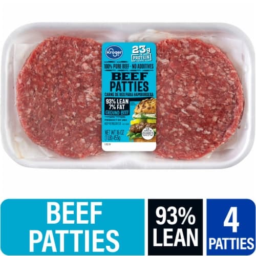 Kroger Homestyle Ean Ground Beef Patties
