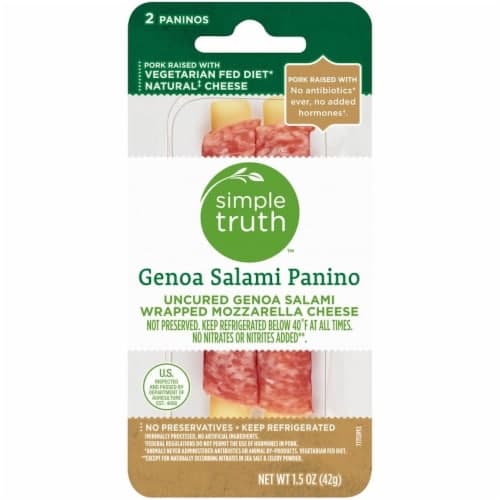 Simple Truth Genoa Salami & Mozzarella Panino