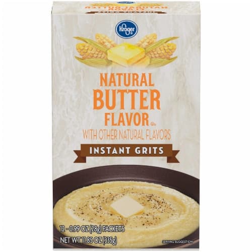 Kroger Natural Butter Flavor Instant Grits