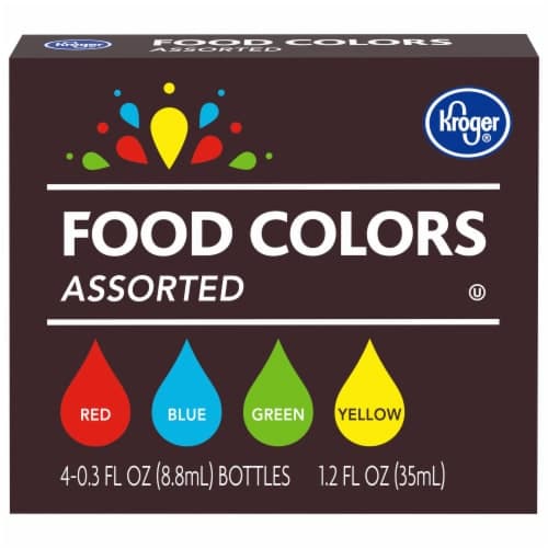 Kroger Assorted Food Coloring Kit