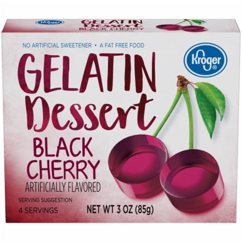Kroger Black Cherry Gelatin Dessert