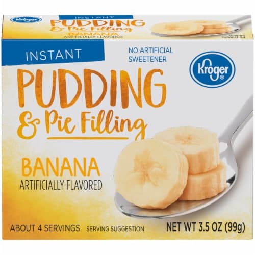 Kroger Instant Banana Pudding & Pie Filling