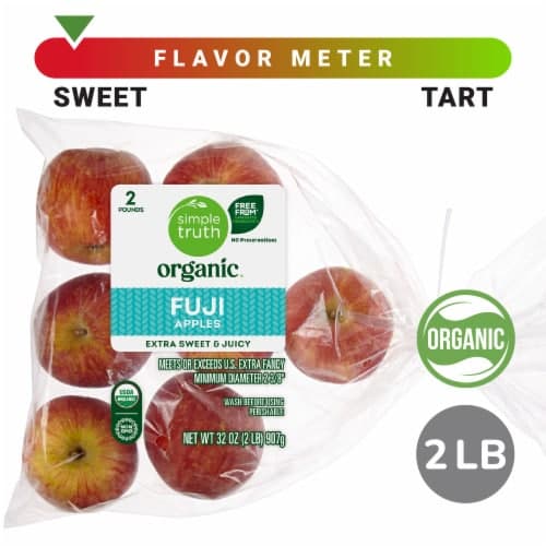 Simple Truth Organic Fuji Apples - 2 Pound Bag