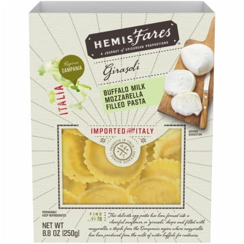 Hemisfares Buffalo Milk Mozzarella Filled Pasta