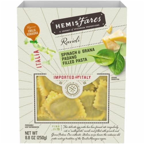 Hemisfares Spinach & Grana Padano Filled Pasta