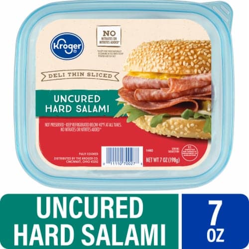 Kroger Hard Salami Uncured Deli Thin Sliced