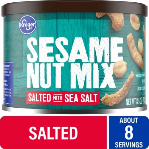 Kroger Sesame Nut Mix Salted With Sea Salt