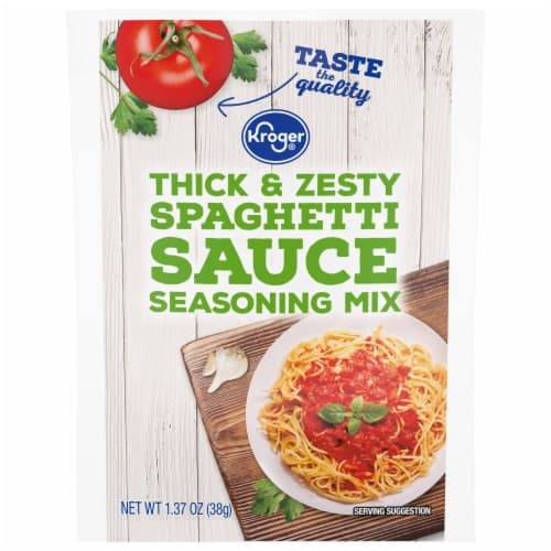 Kroger Thick & Zesty Spaghetti Sauce Seasoning Mix