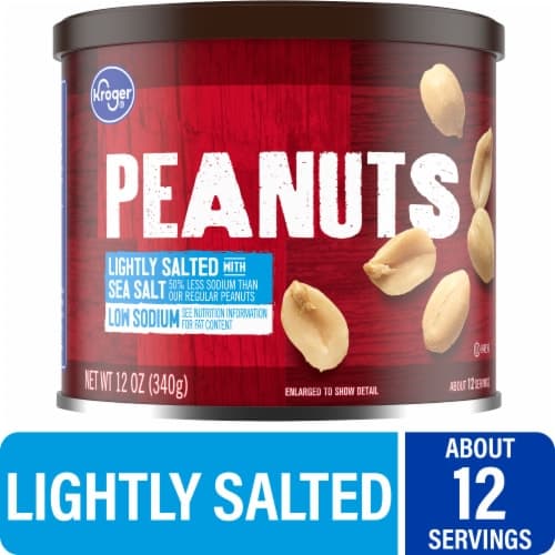 Kroger Lightly Salted With Sea Salt Peanuts