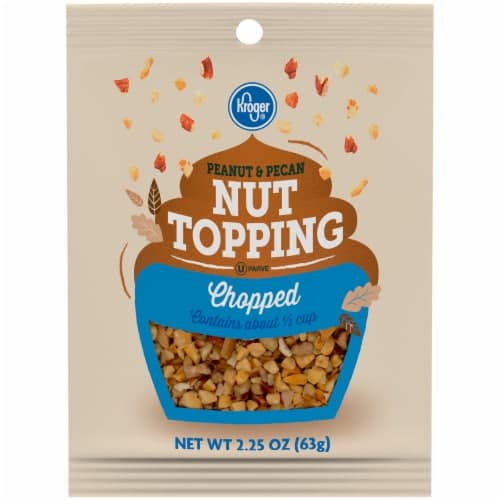 Kroger  Peanut & Pecan Chopped Nut Topping