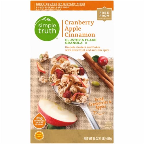 Simple Truth Cranberry Apple Cinnamon Cluster & Flake Granola