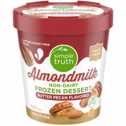 Simple Truth Butter Pecan With Almond Milk Base Ice Cream