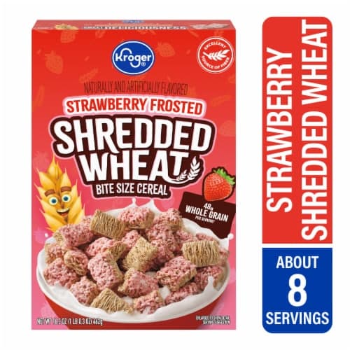 Kroger Strawberry Frosted Shredded Wheat Cereal