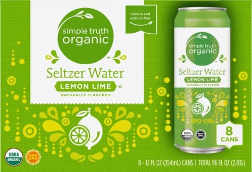 Simple Truth Organic Lemon Lime Flavored Seltzer Water